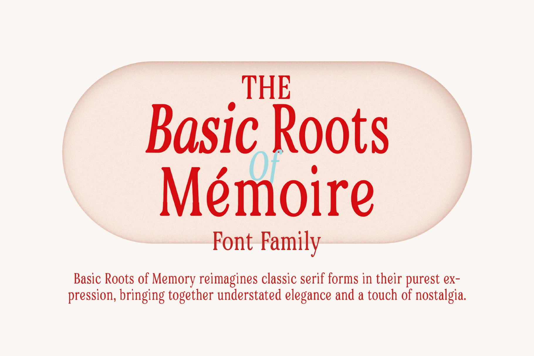 Basic Roots - Elegant Vintage Serif Font Family