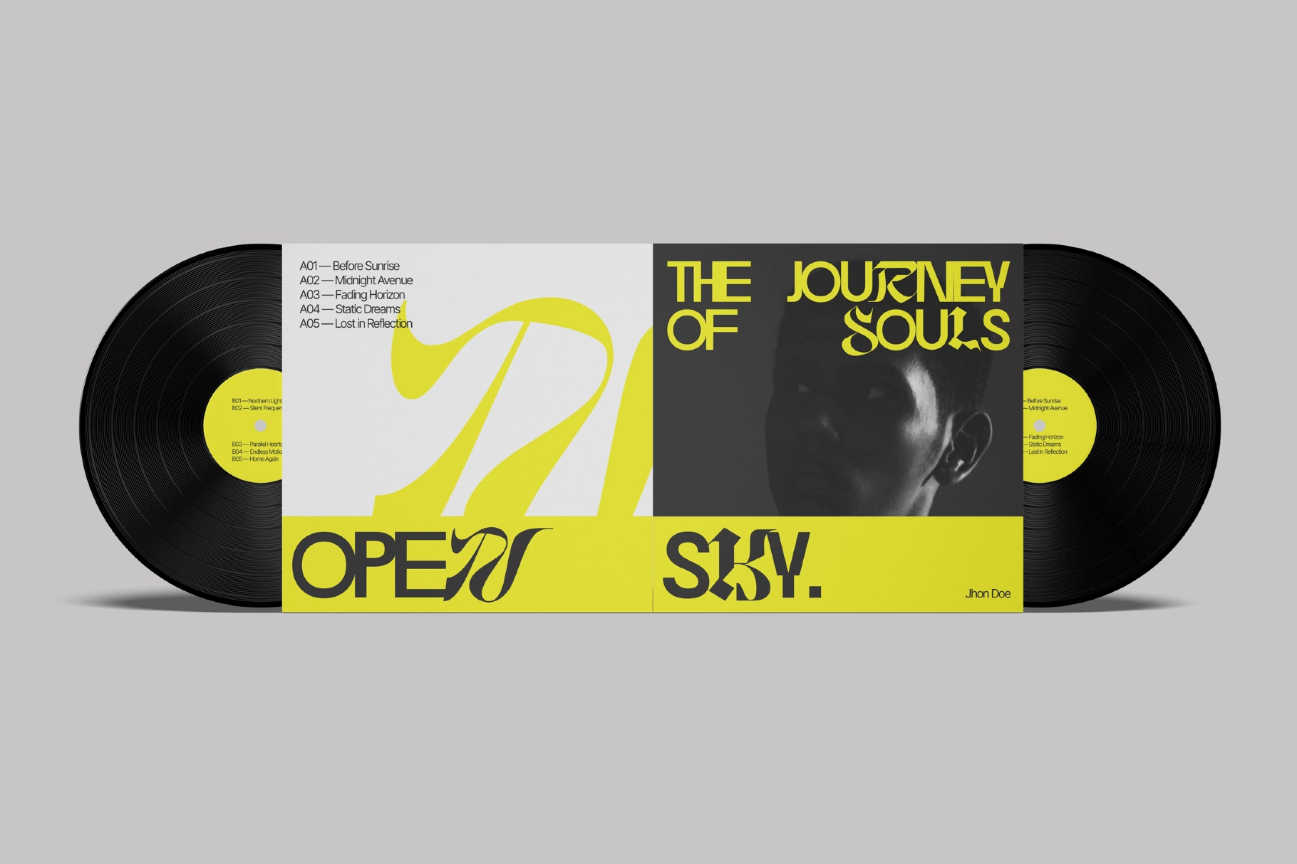 Gatefold Vinyl Mockup Pack
