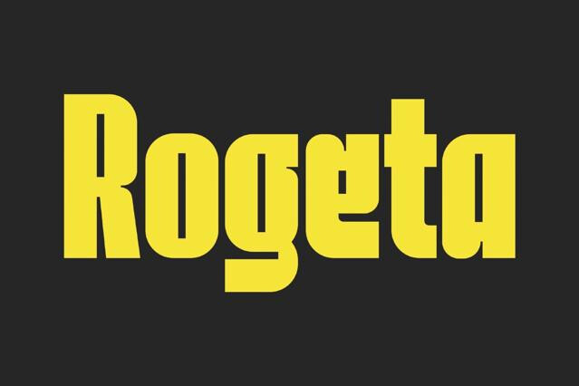 Rogeta - Bold Condensed Display Font