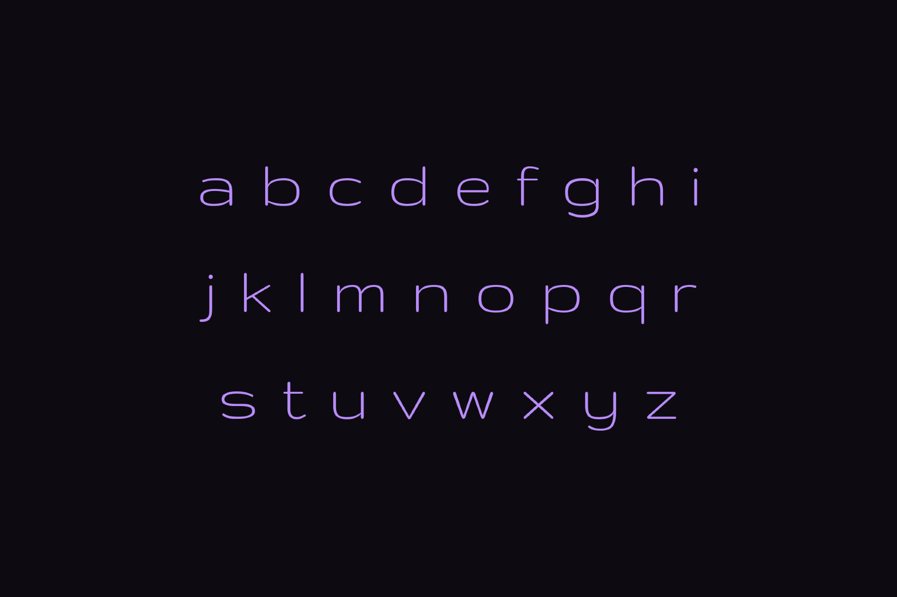 Gruppo - 1970s Futuristic Font