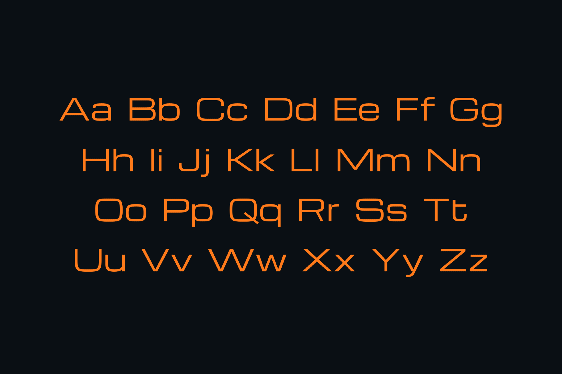 Michroma - Free Sci-Fi Font