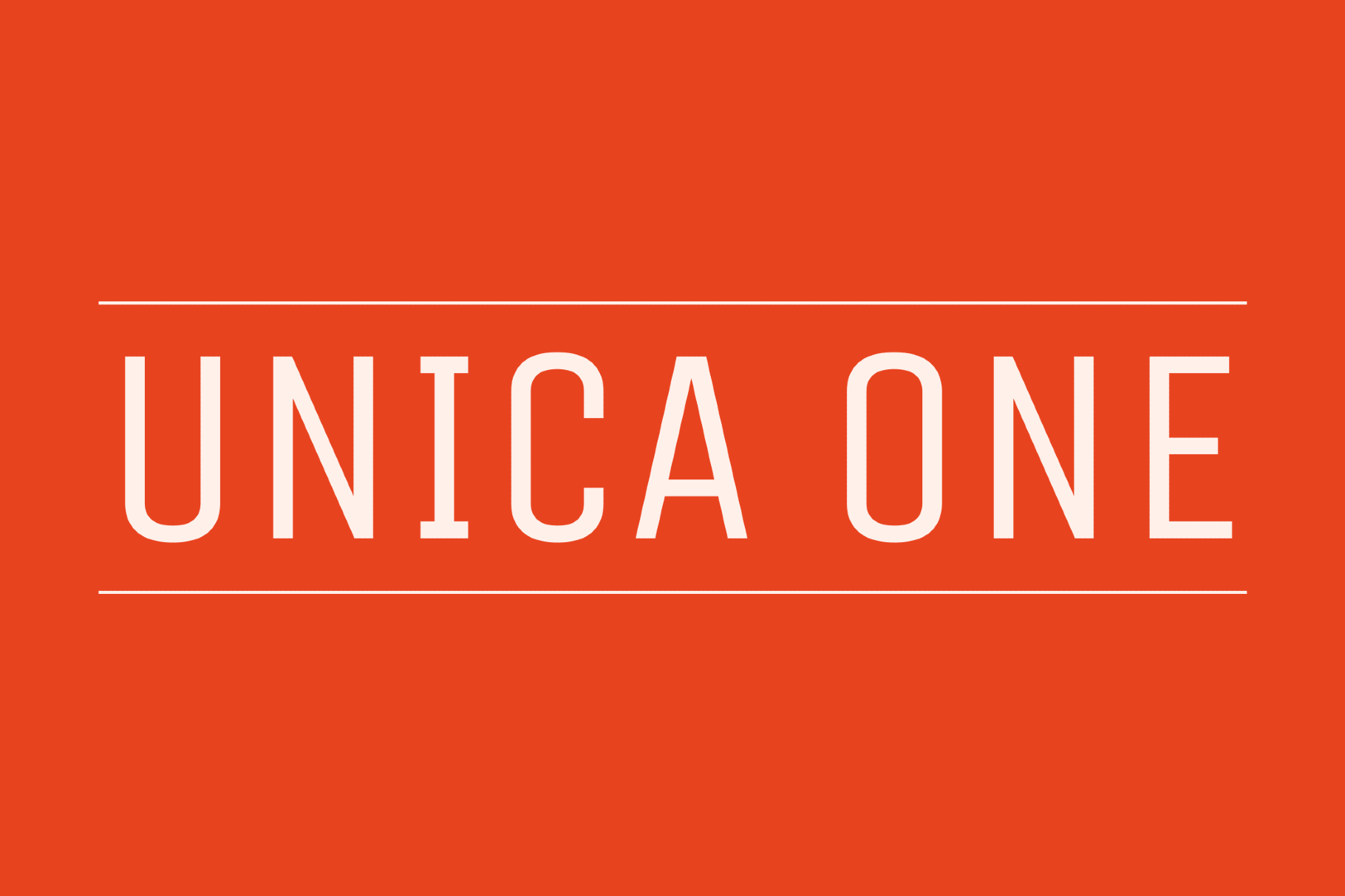 Unica One - Sci-Fi Movie Font