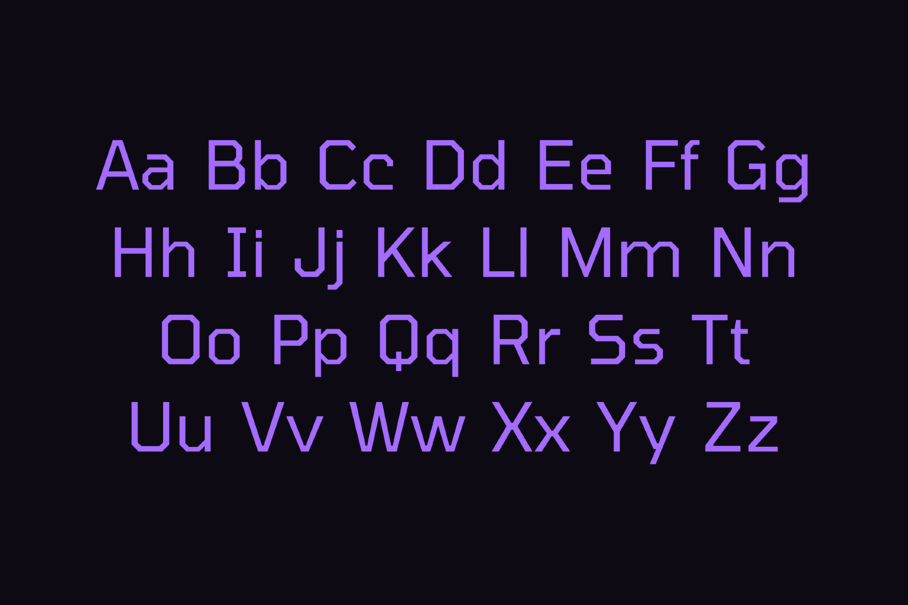 Tomorrow - Retro Game Font Family