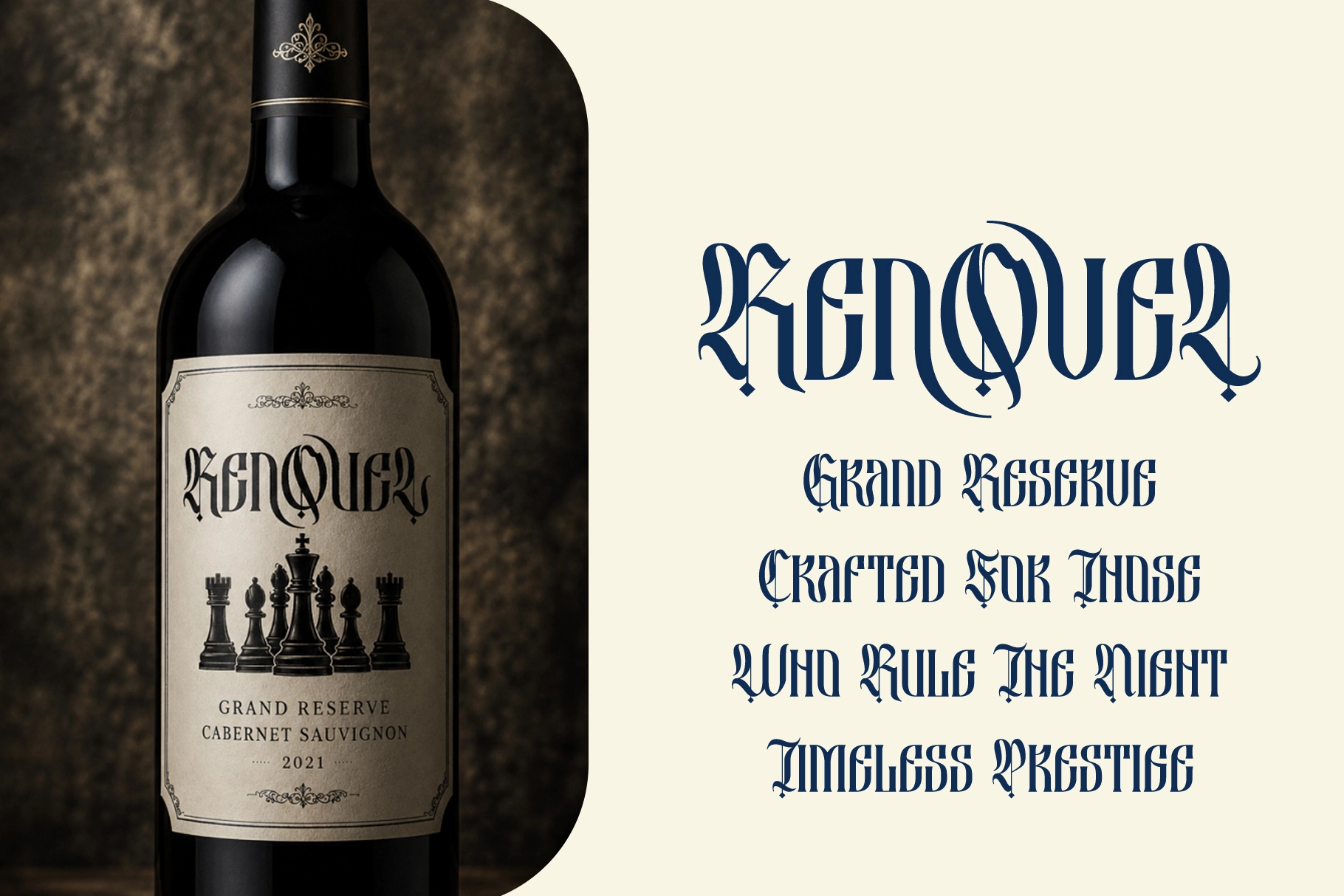 Besquen - Modern Blackletter Font