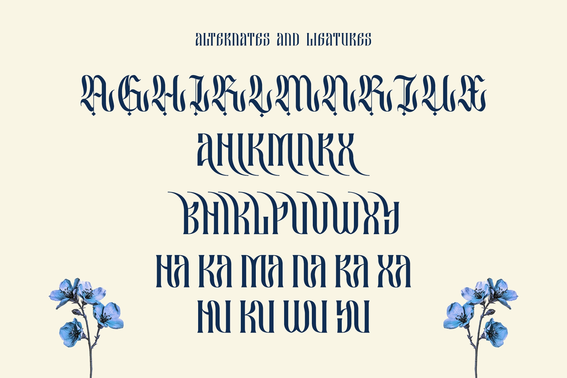 Besquen - Modern Blackletter Font