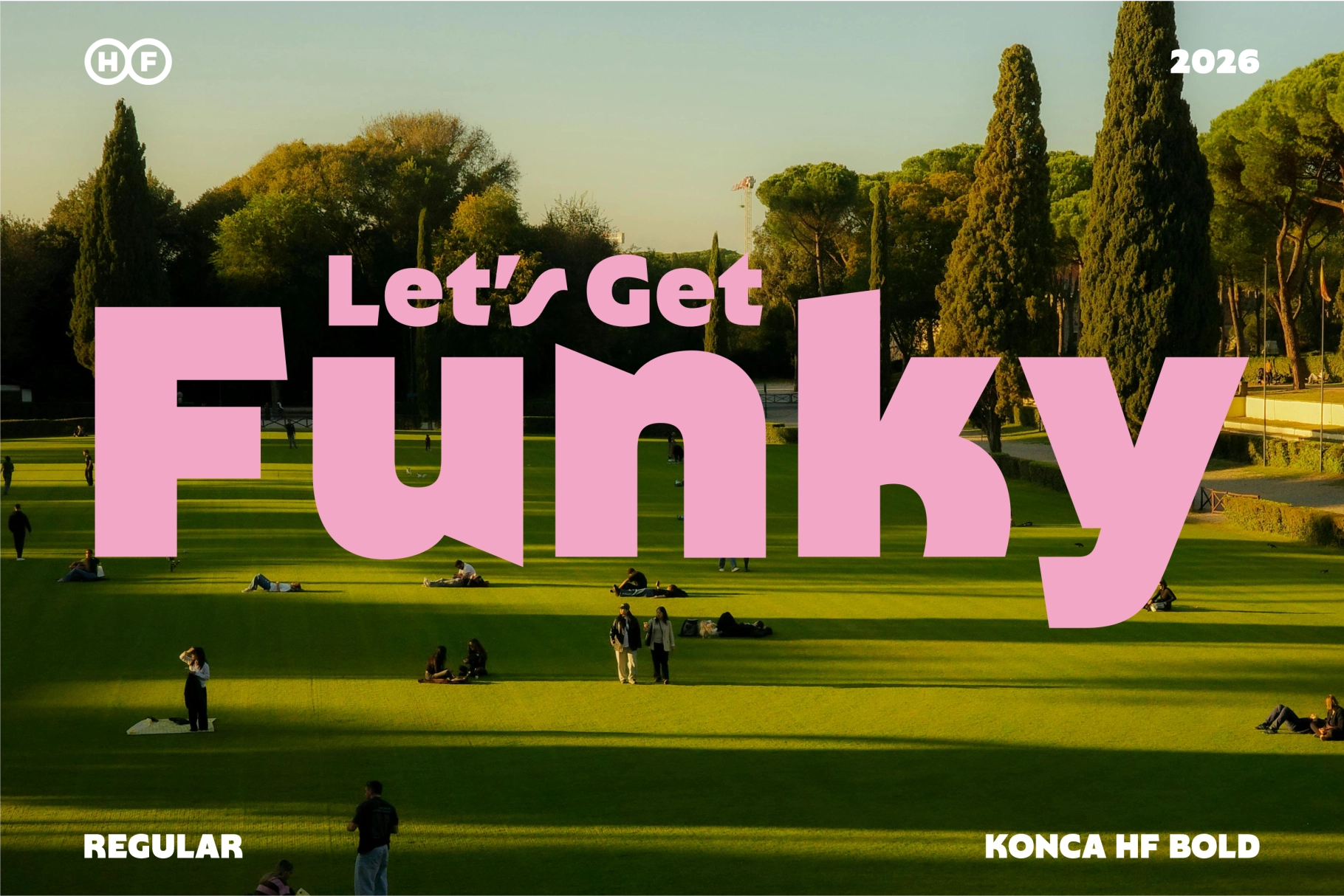 Konca HF - Bold Retro Display Font Duo