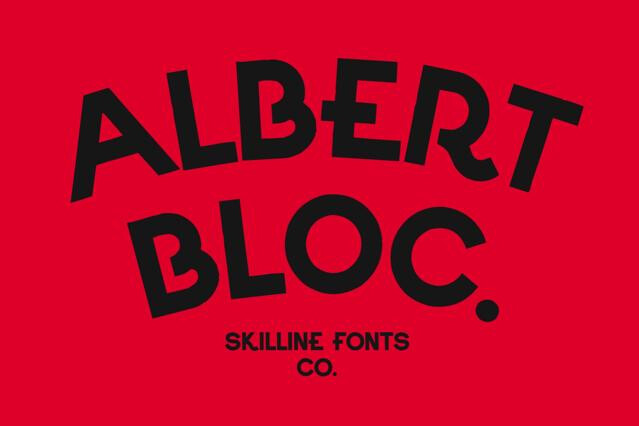 Albert Bloc - Bold All Caps Display Font