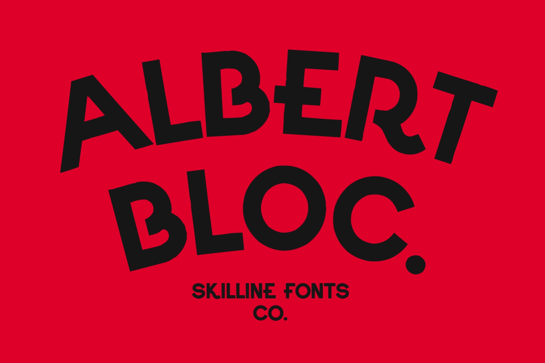Albert Bloc - Bold All Caps Display Font