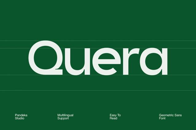 Quera - Geometric Sans Serif Font