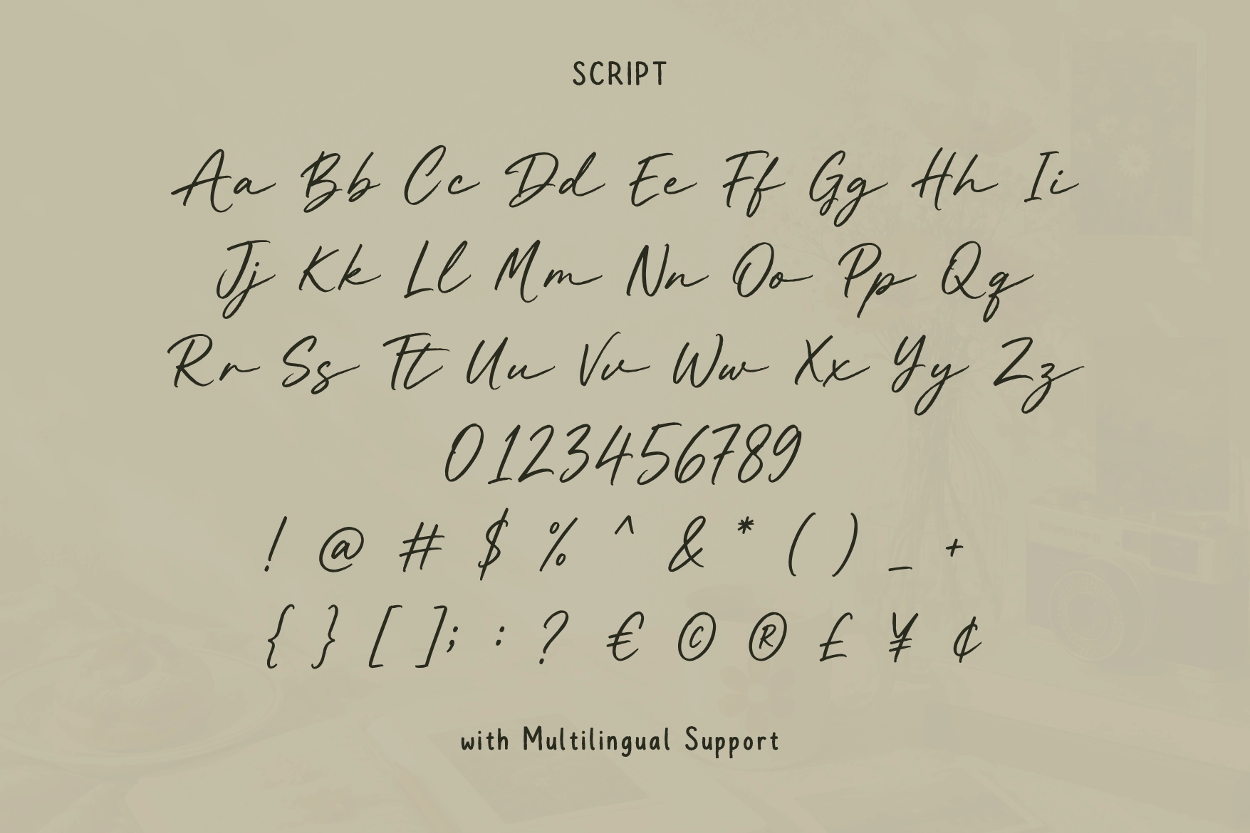 The Sunday Atelier - Handwritten Font Trio