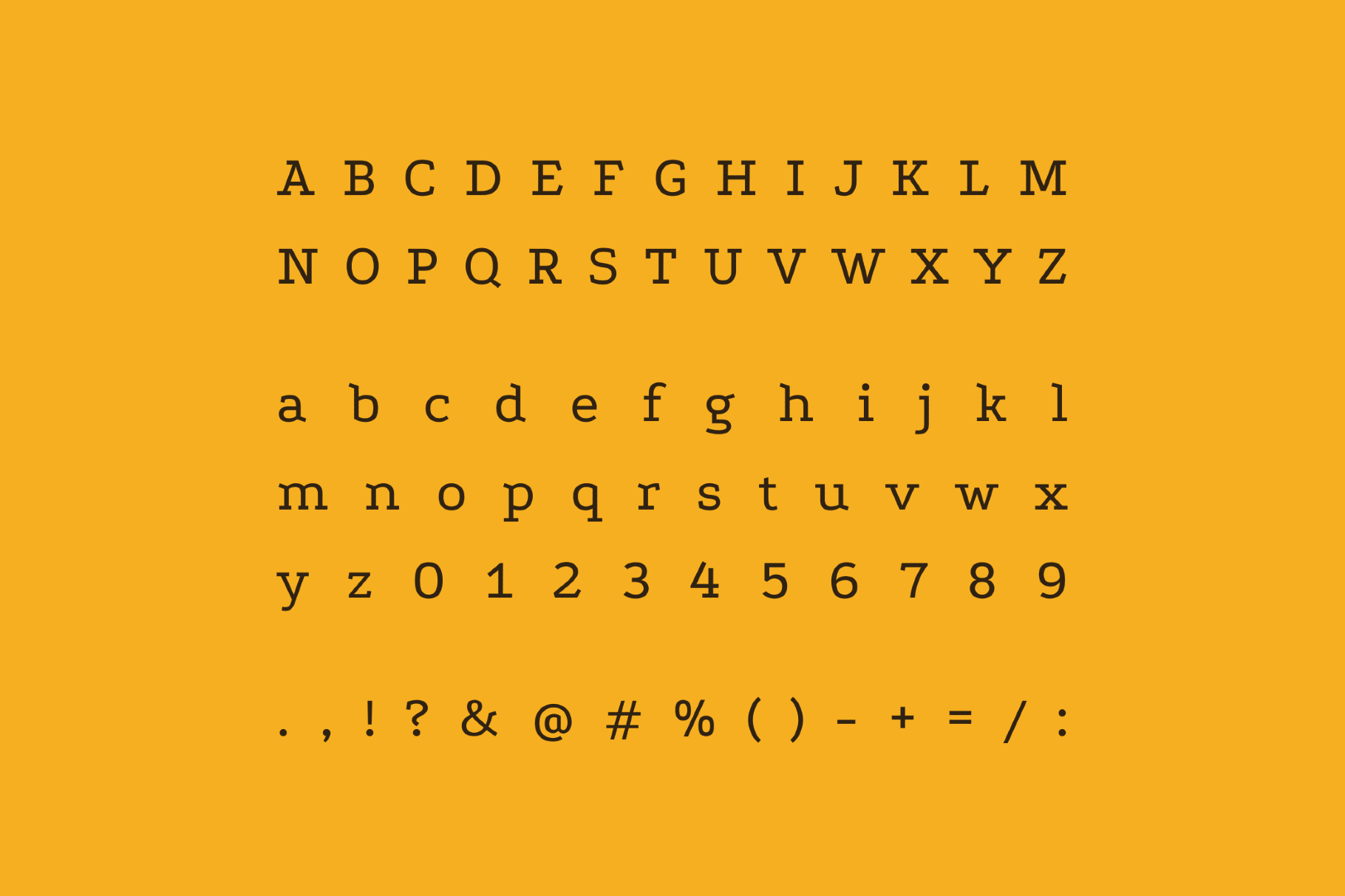 Podkova - Free Wide Slab Font