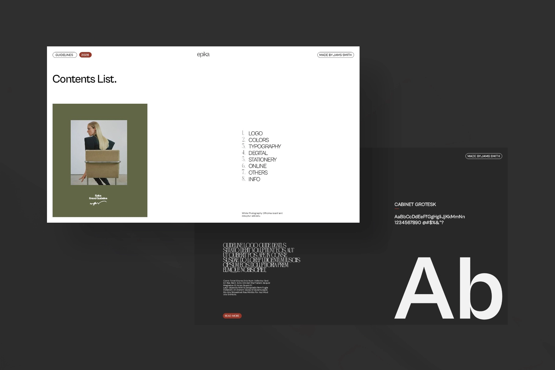 Minimal Brand Identity & Guidelines Presentation