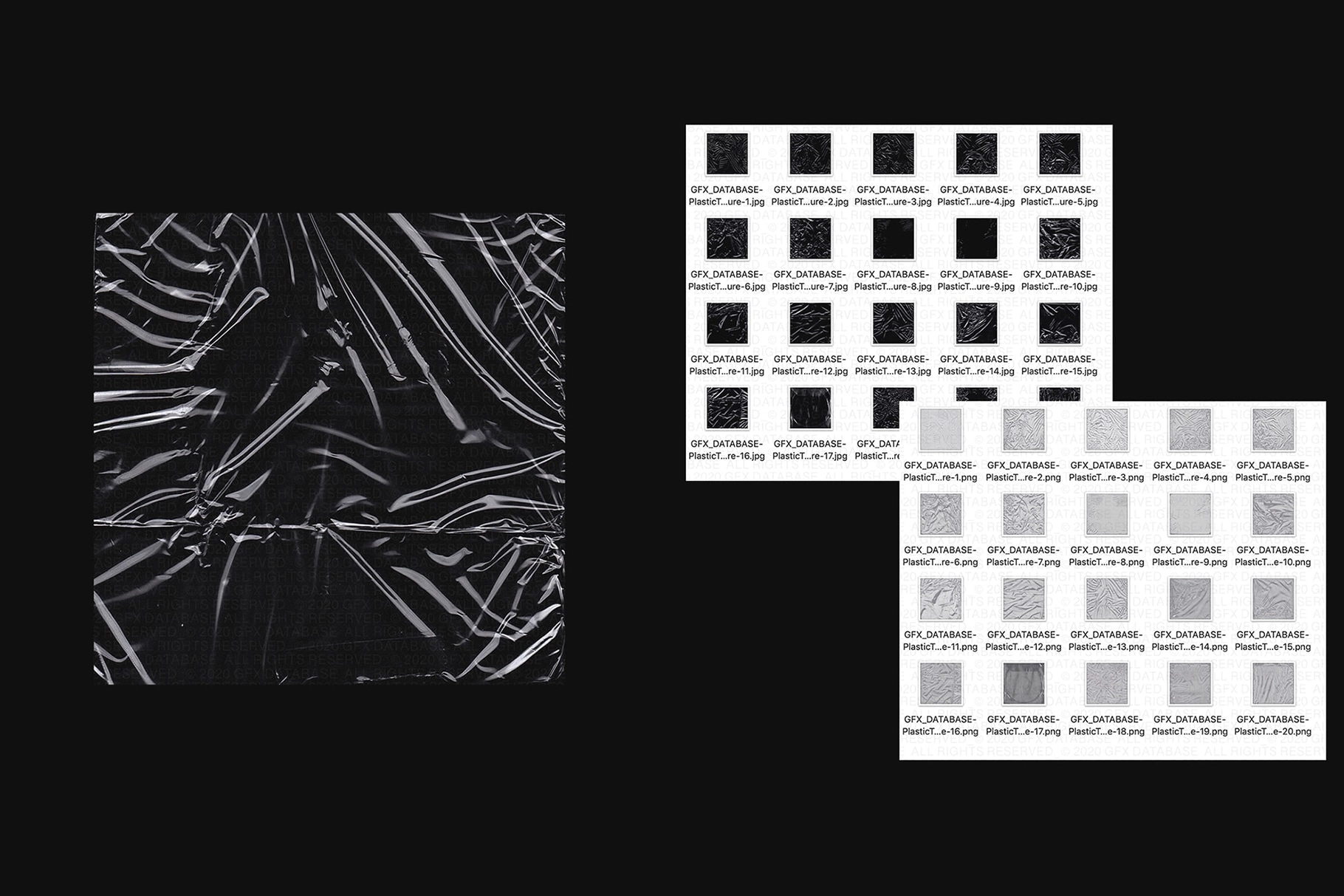 X20 Plastic Wrap Texture Pack