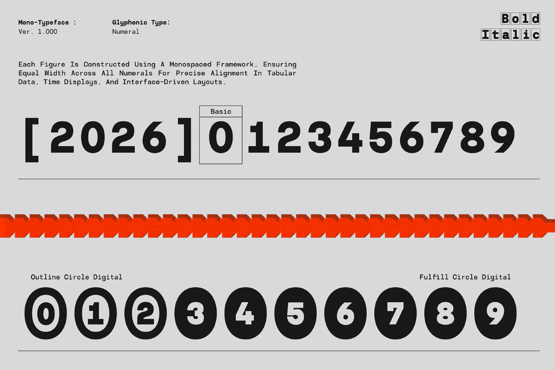GC Monoglitch — Bold Tech Monospace Font