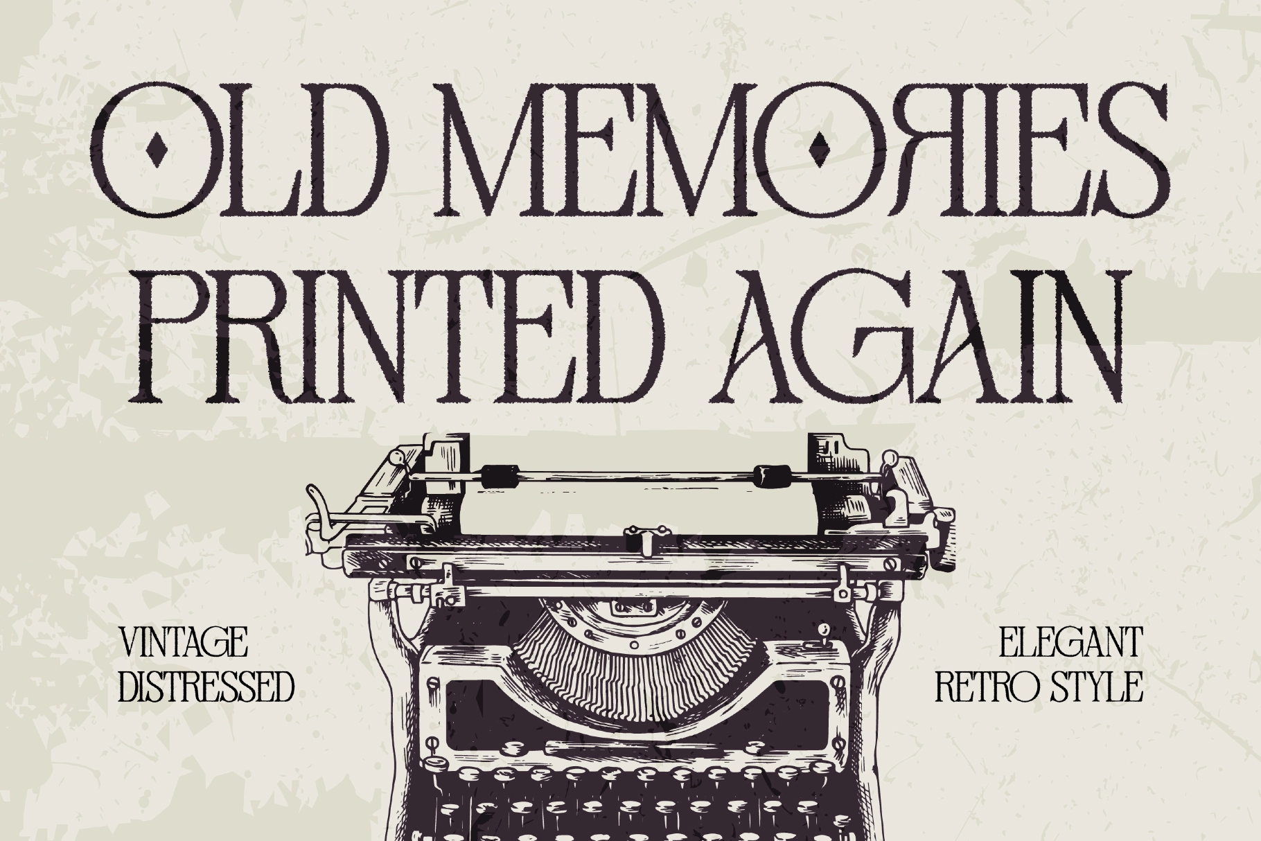 Distressed Sherlock — Vintage Editorial Serif Font
