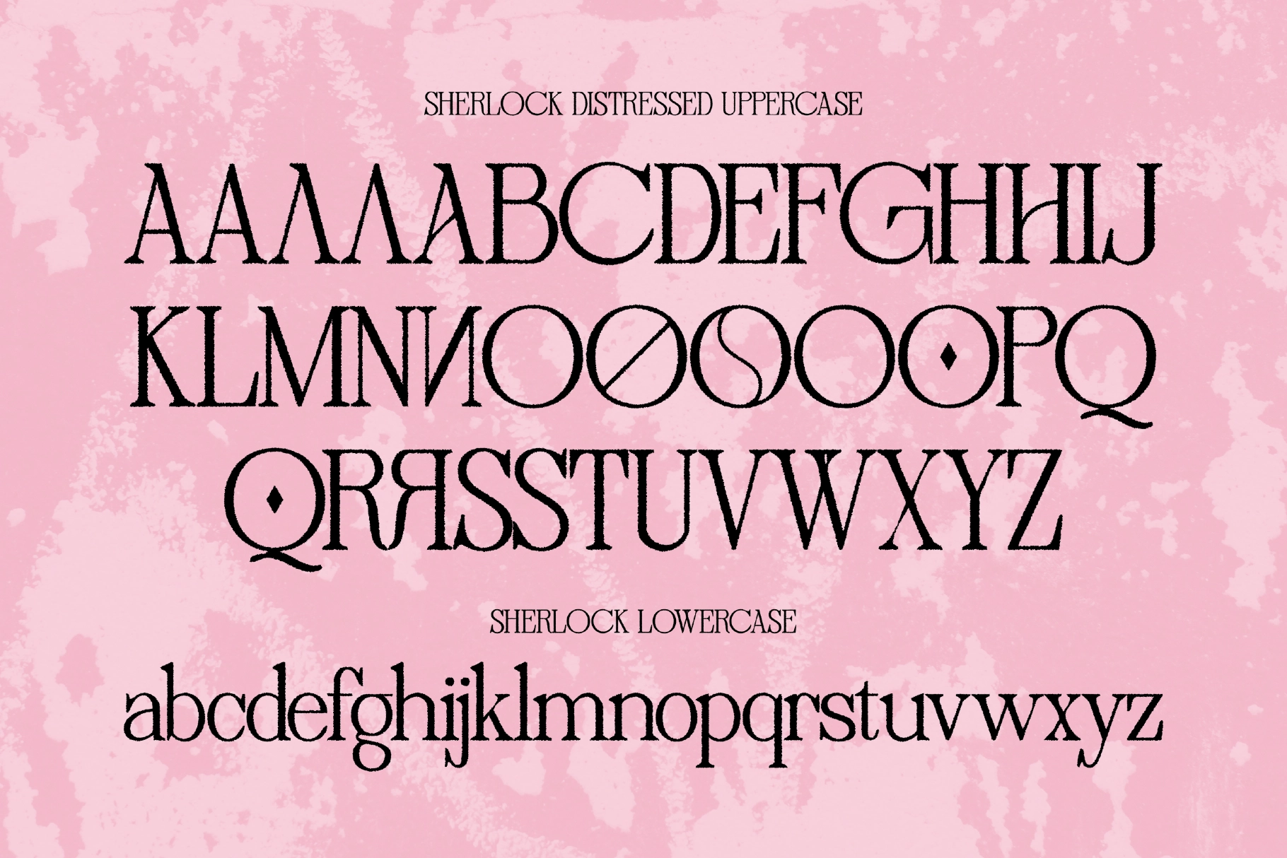 Distressed Sherlock — Vintage Editorial Serif Font