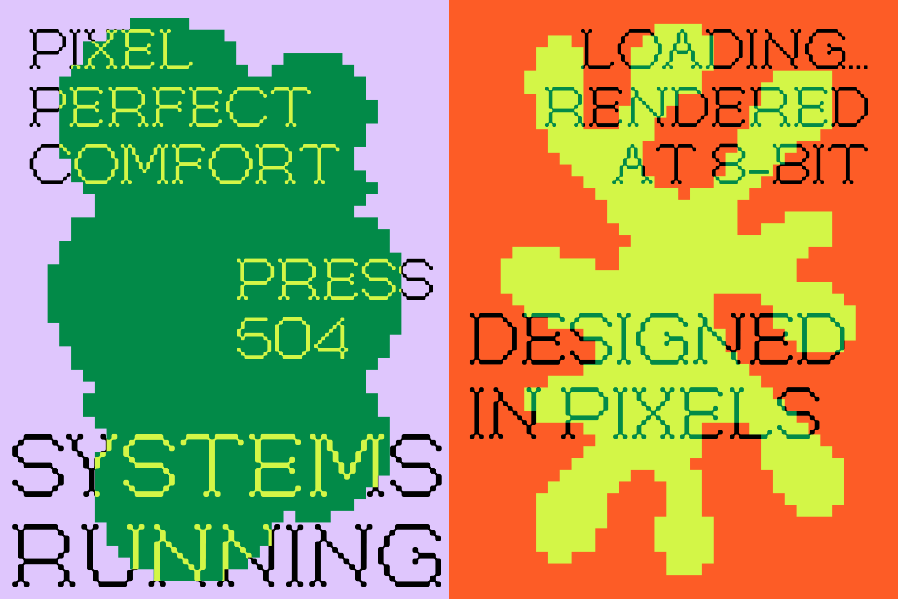 Bitsy Byte – Pixel Inspired Display Font
