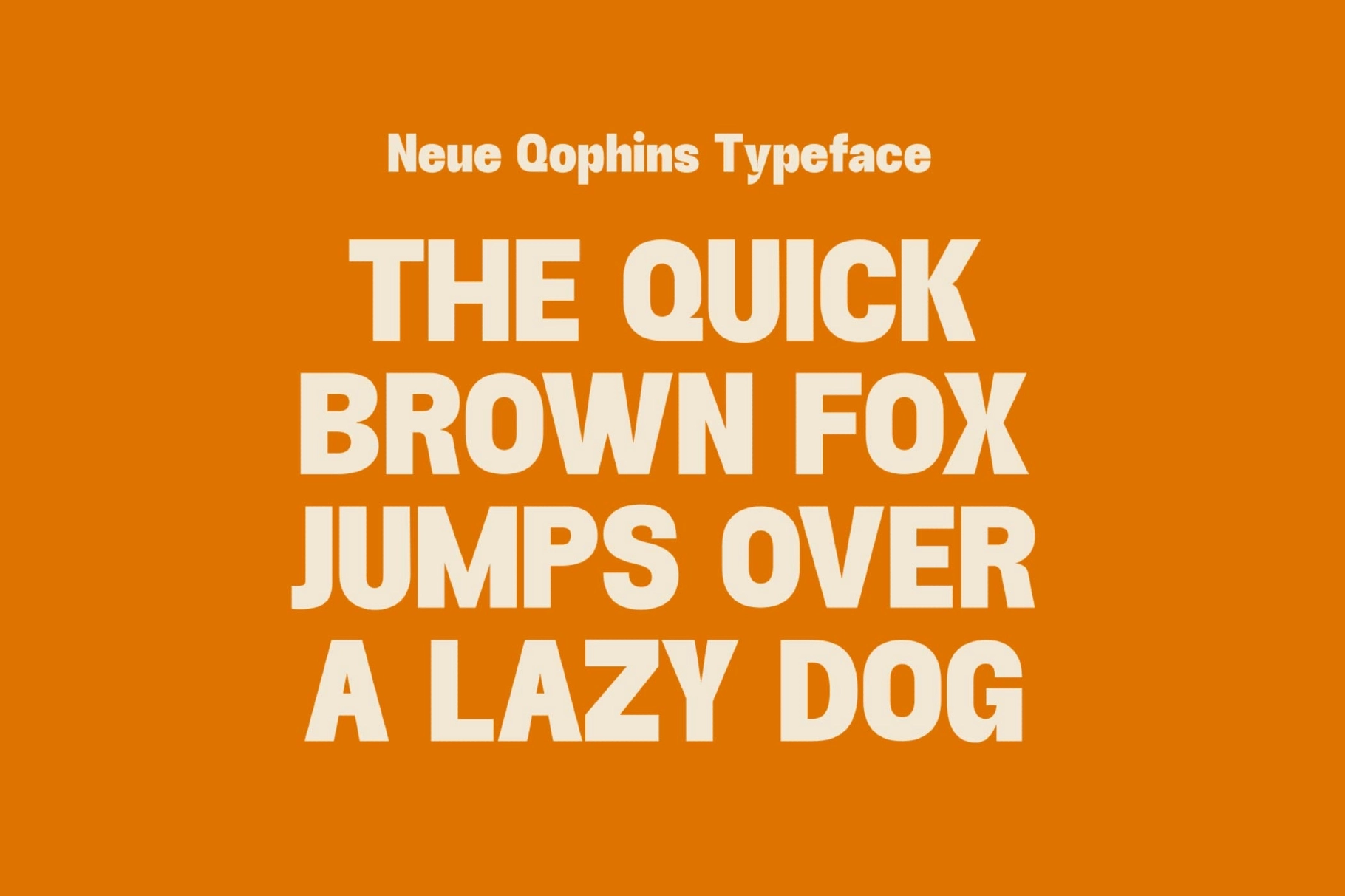 Neue Qophins - Bold Retro Sans Font