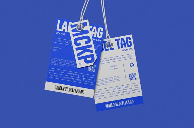 Clothing Tag Mockup