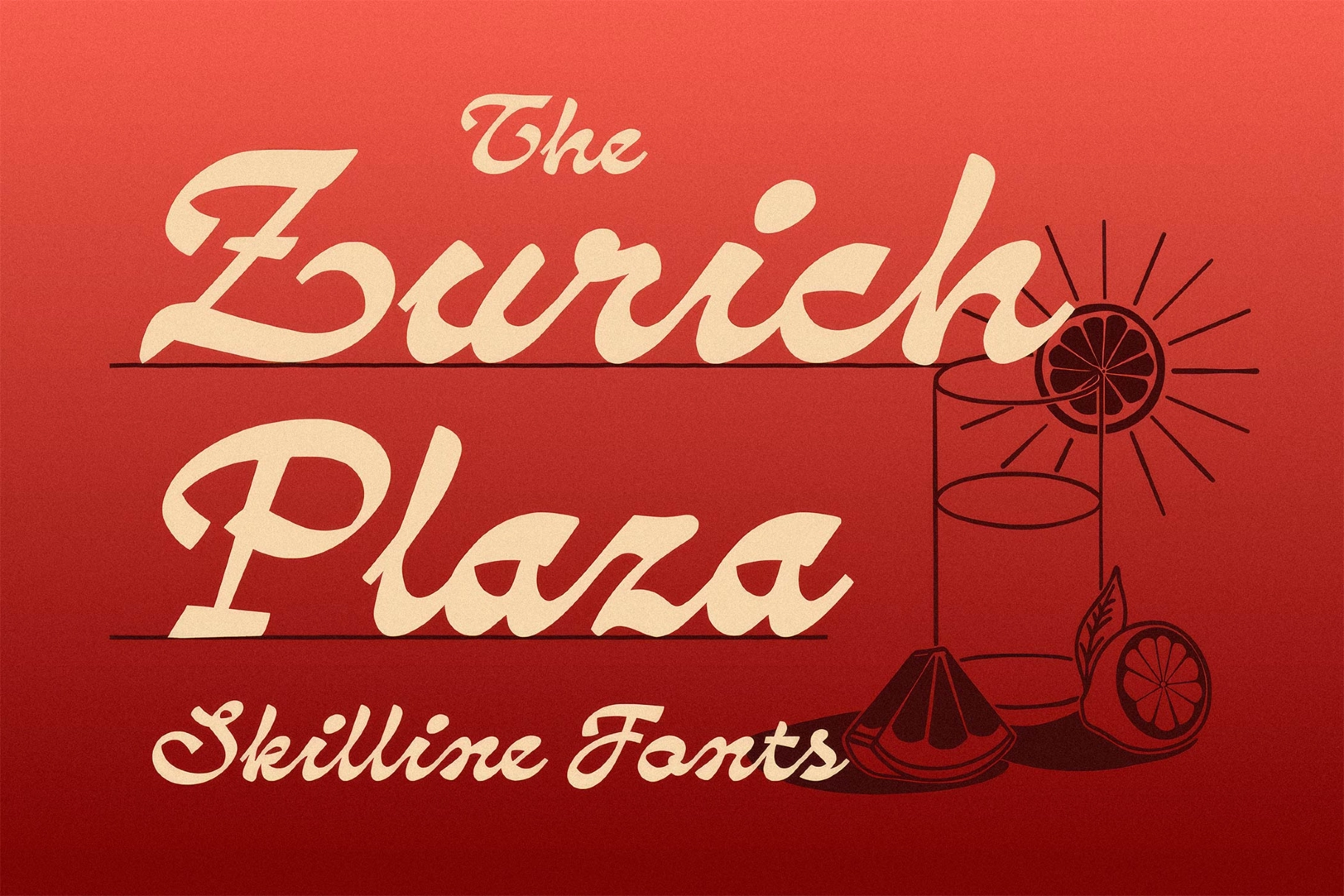 Zurich Plaza - Vintage Script Font
