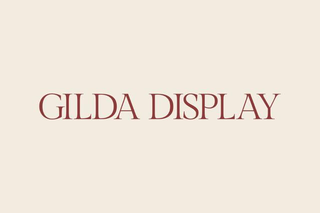 Gilda Display | Free Serif Font