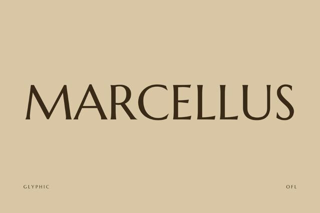 Marcellus / Free Antique Font
