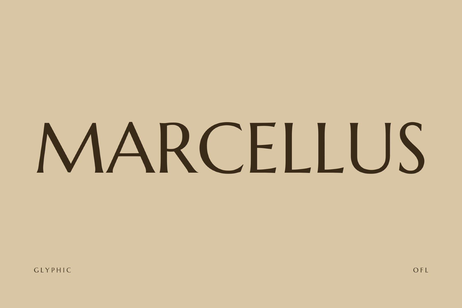 Marcellus / Free Antique Font