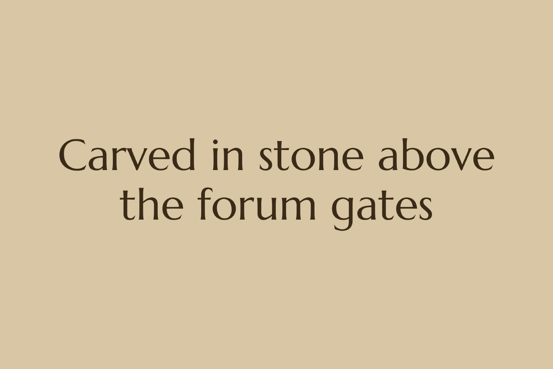 Marcellus / Free Antique Font