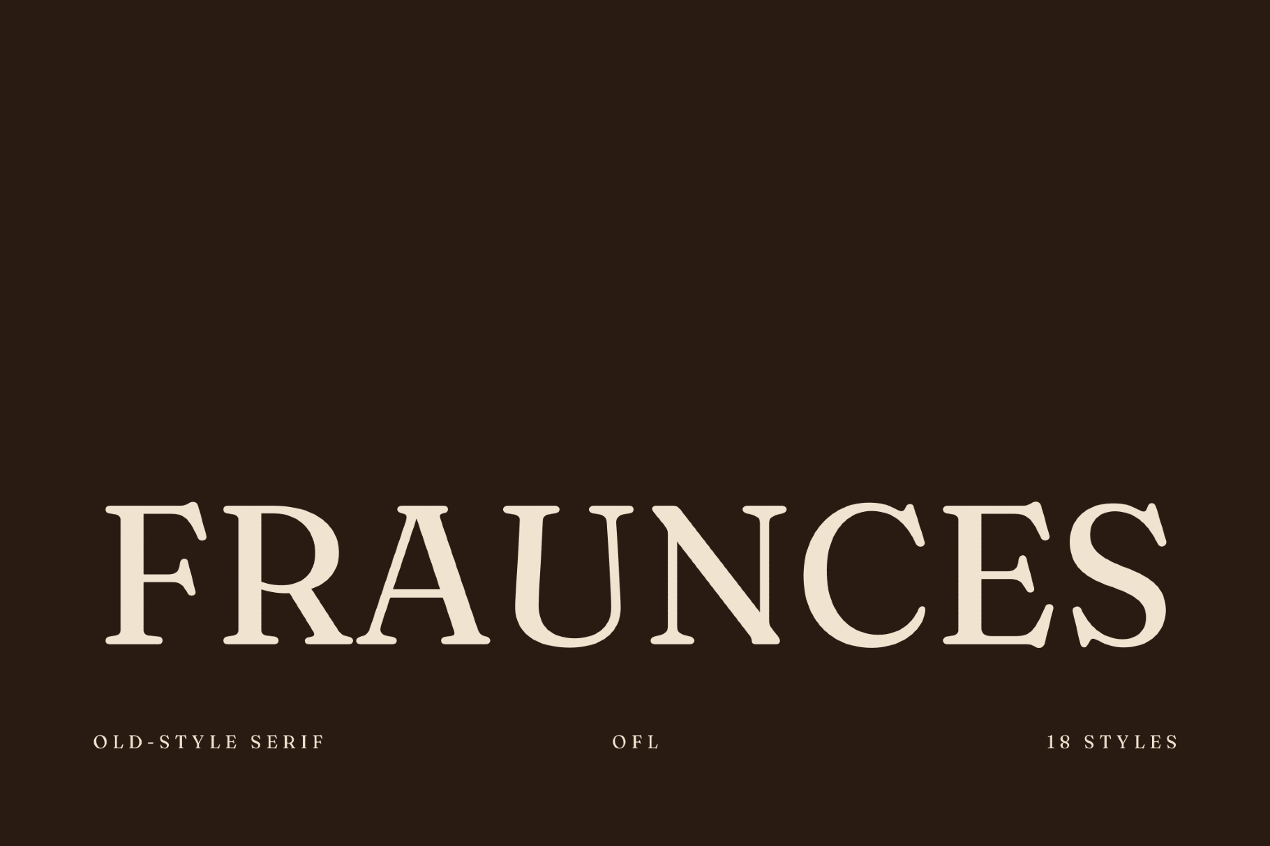 Fraunces - Free Display Font Family