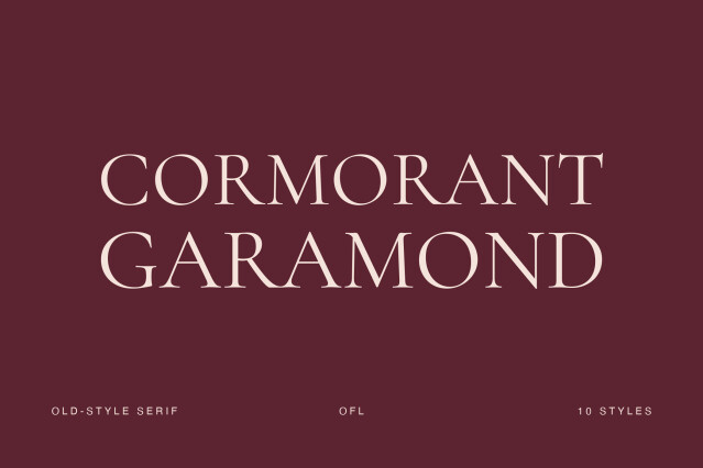 Cormorant Garamond - Free Old-Style Serif