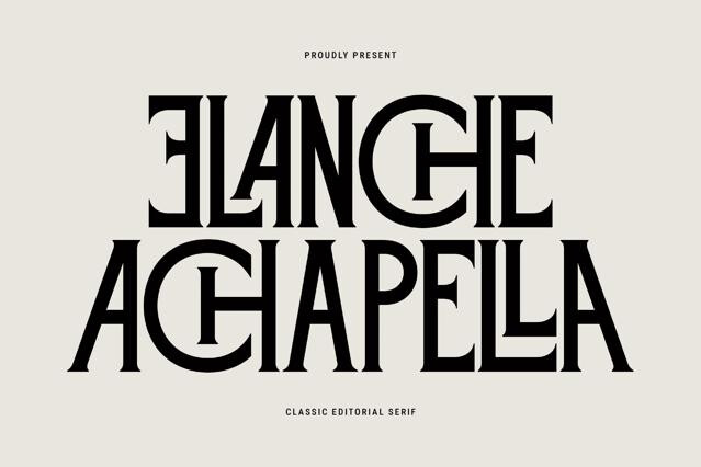 Elanche - Classic Editorial Serif Font