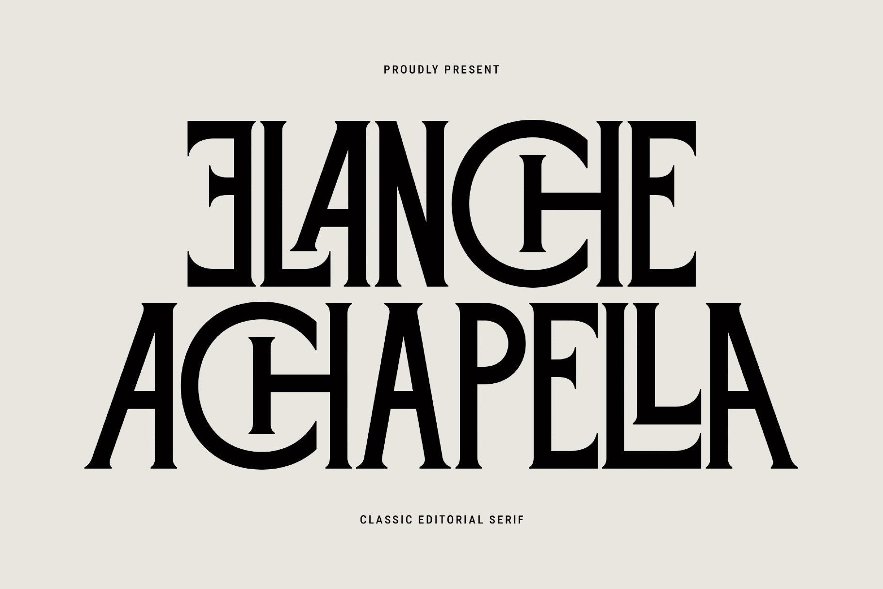 Elanche - Classic Editorial Serif Font