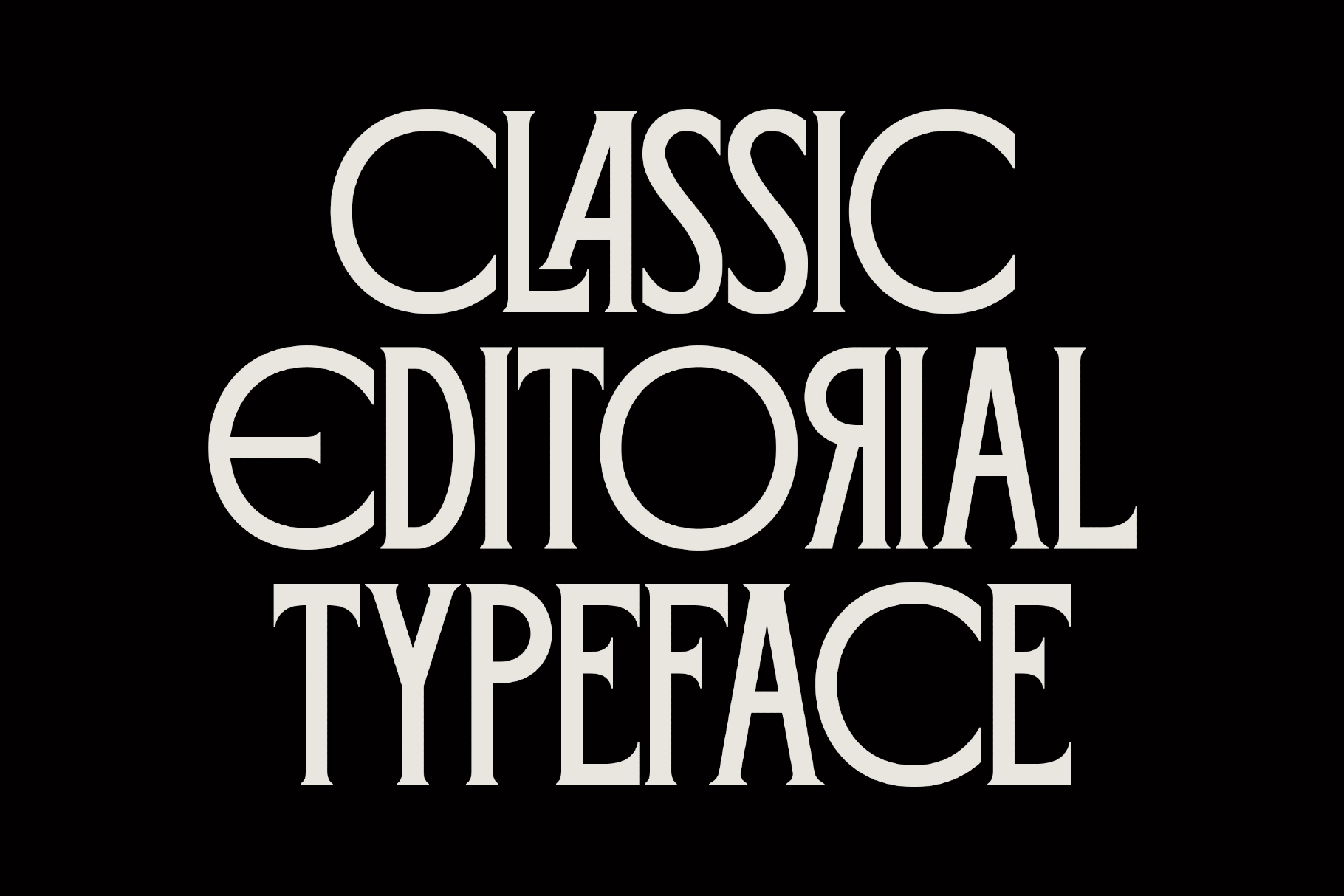 Elanche - Classic Editorial Serif Font