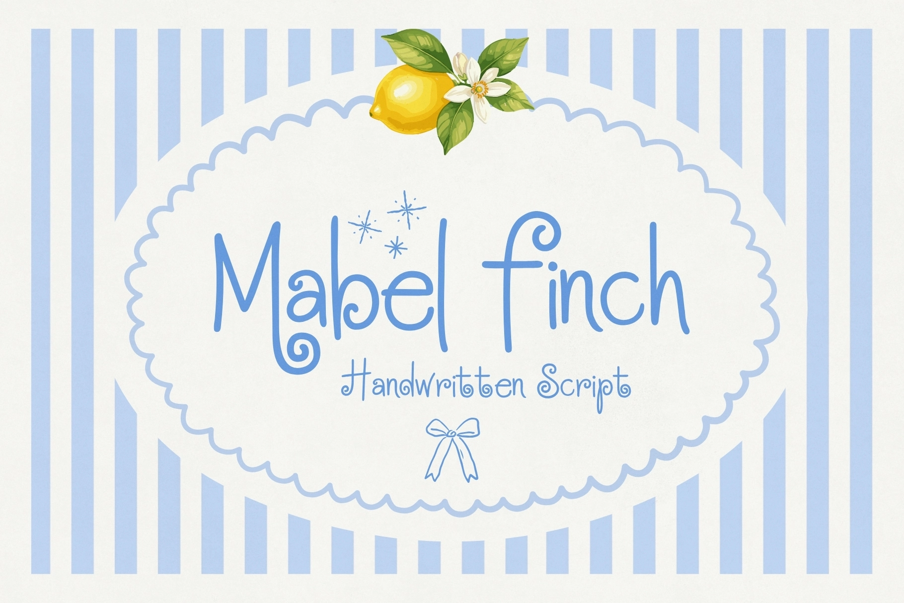 Mabel Finch - Playful Hand-Lettered Script Font