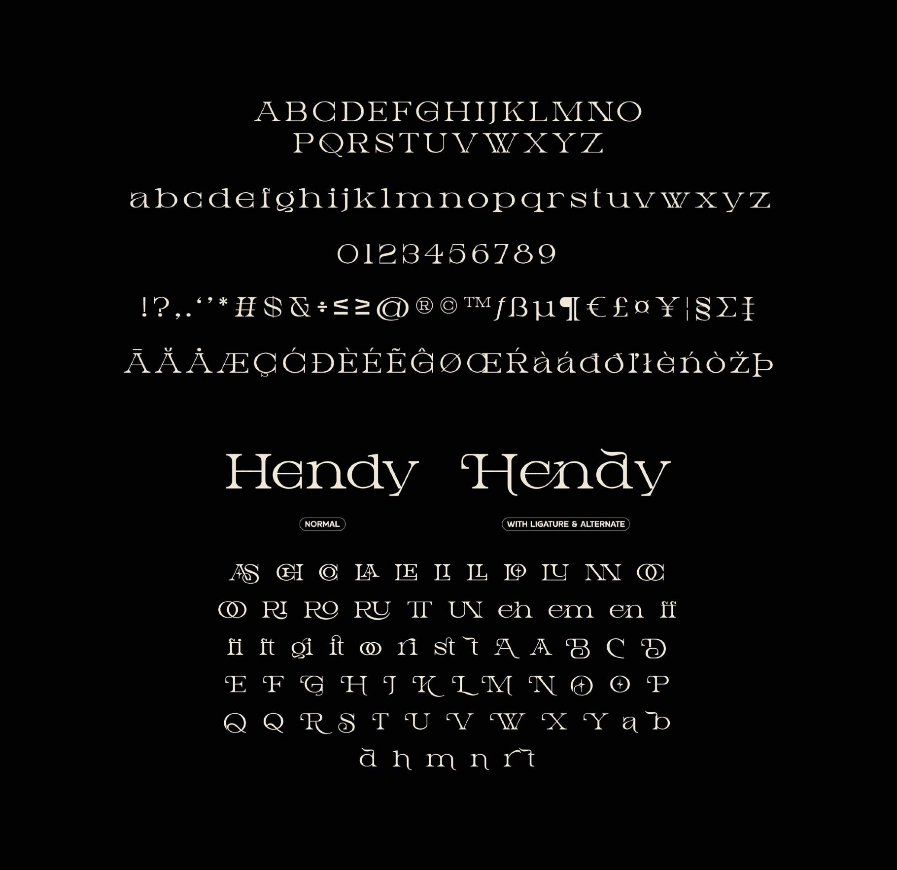 Tasla - Vintage Decorative Serif Font