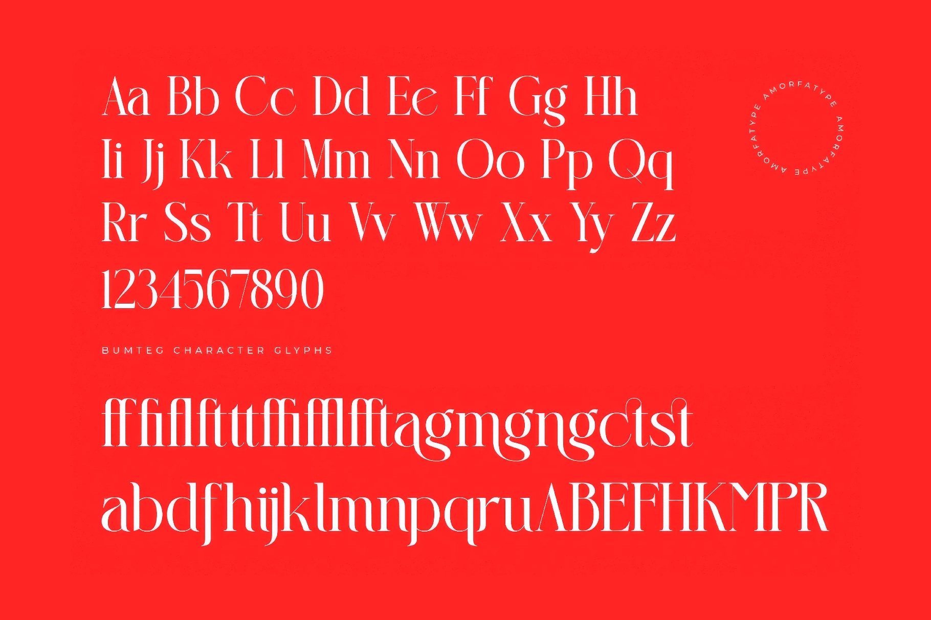 Bumteg - Modern Serif Display Font