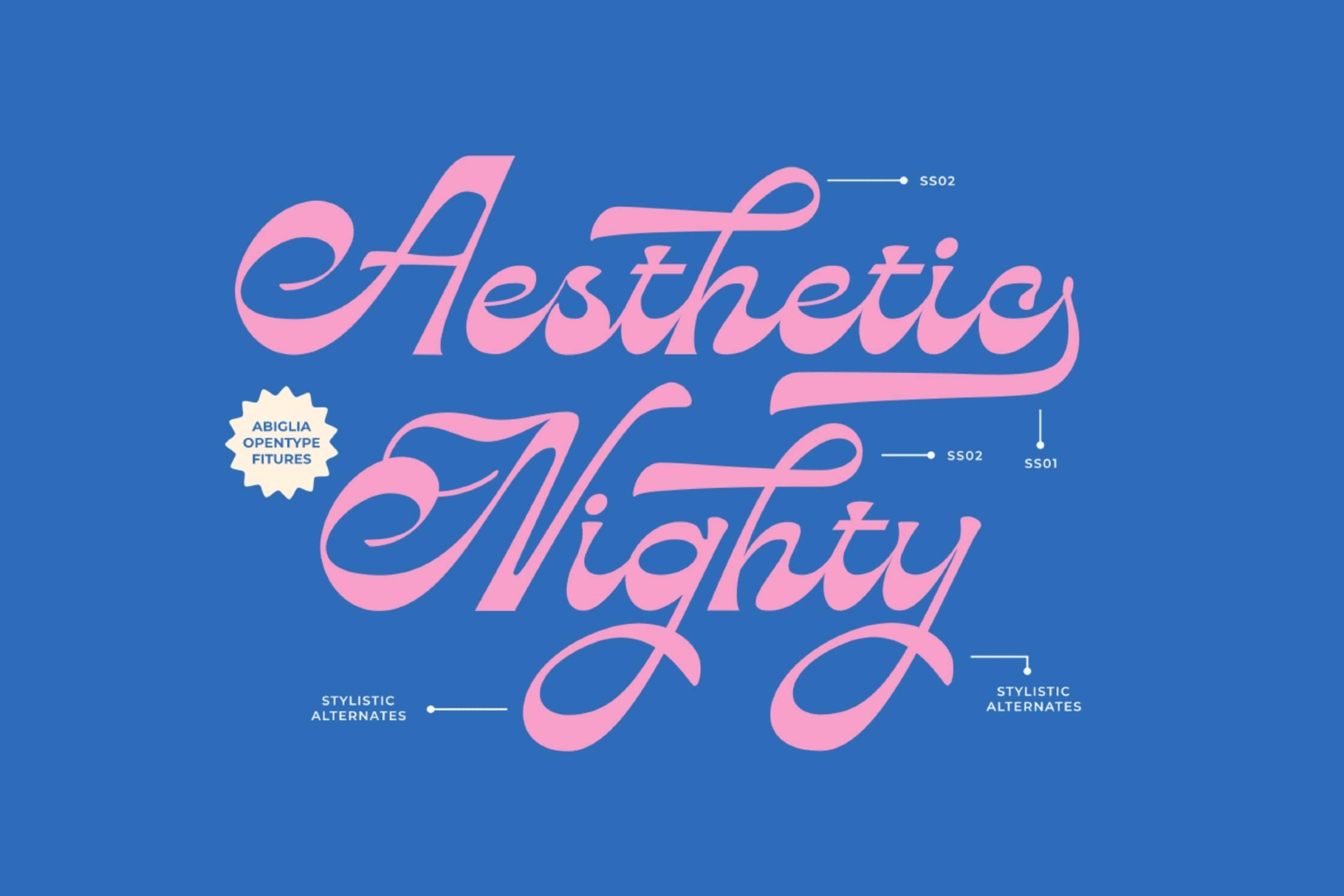 Abiglia - Chunky Handwritten Script Font