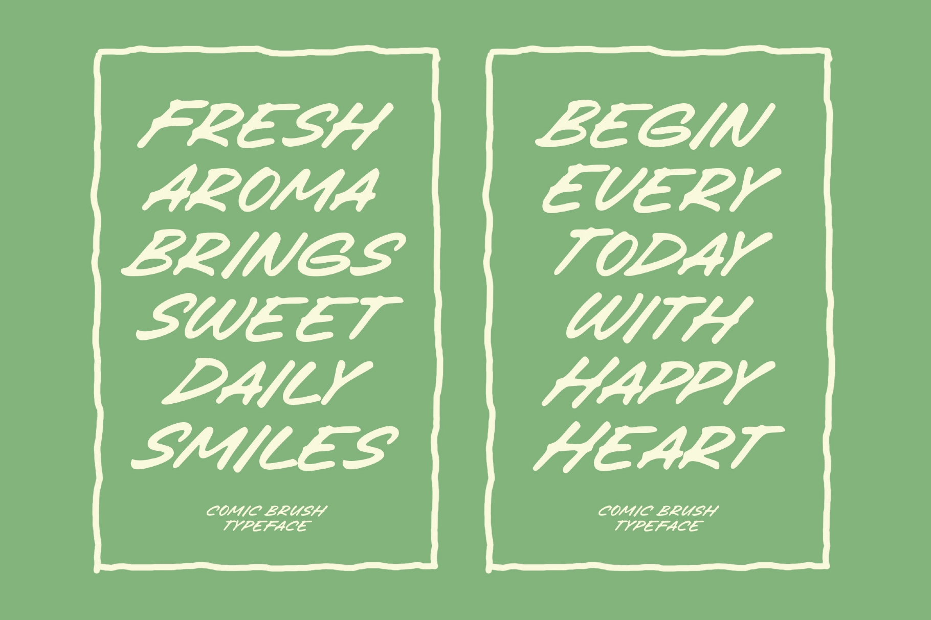 Comic Brush - Bold Marker Display Font