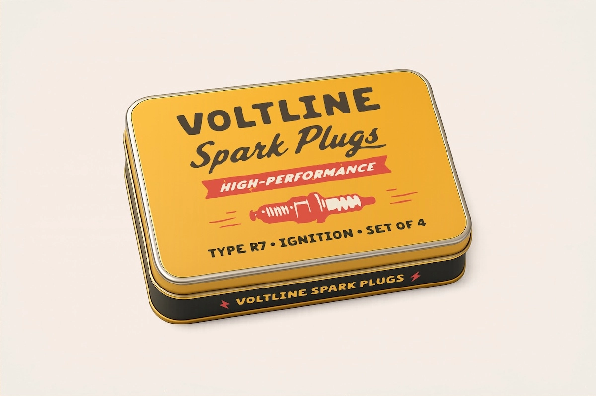 Gearline Motors - Vintage Garage Font Family