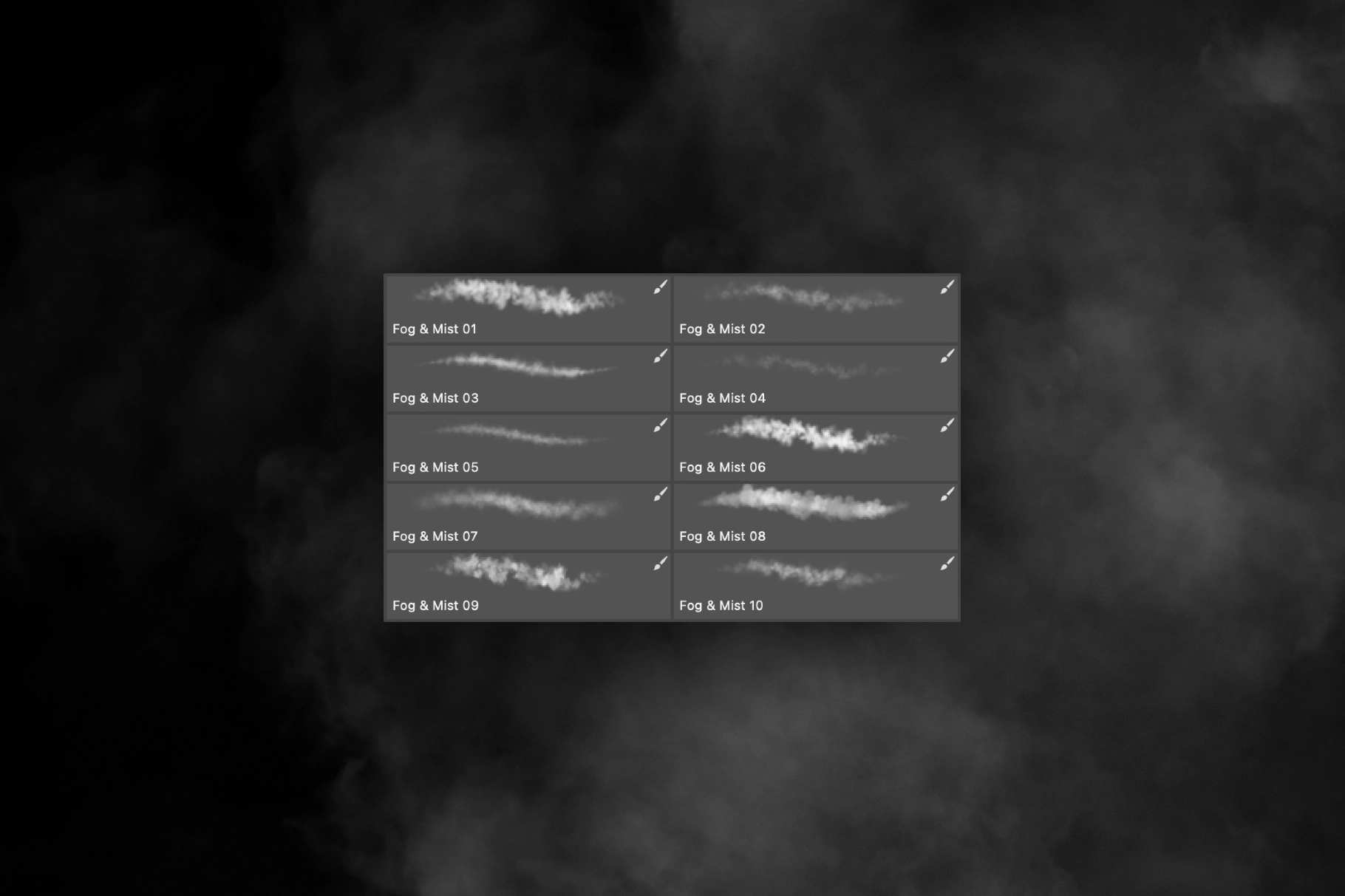 Fog & Mist - Photoshop Brushes