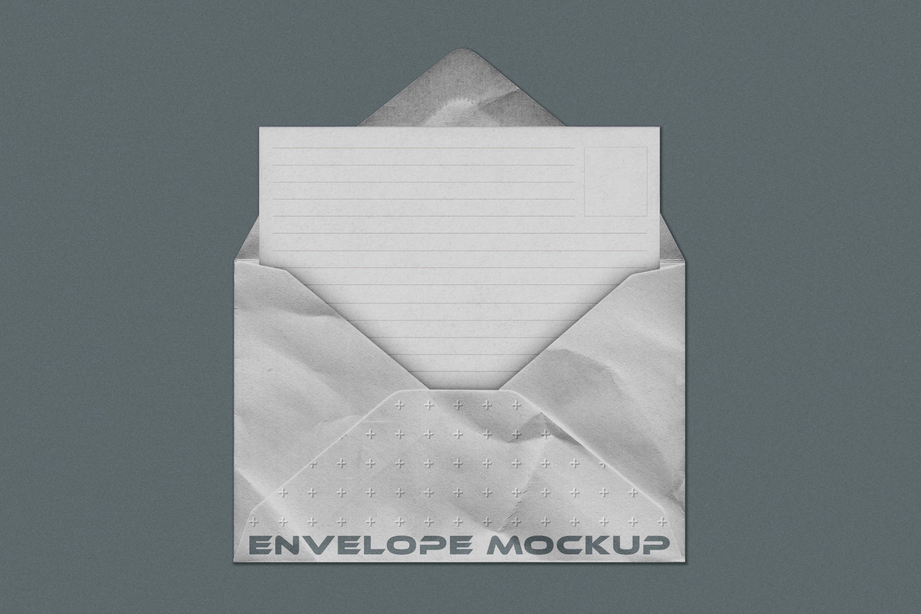 Small Paper Envelope Mockup