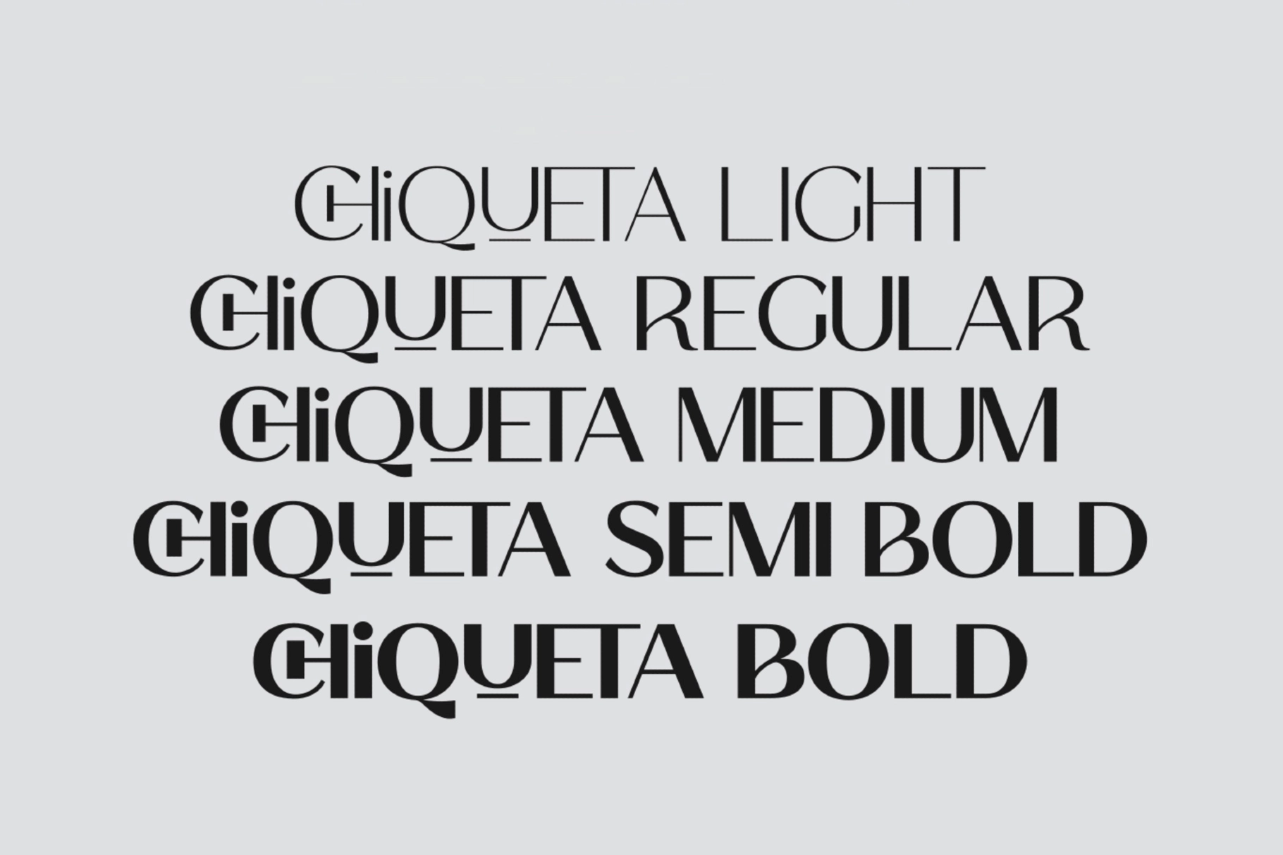 Chiqueta – Luxury Modern Sans Font