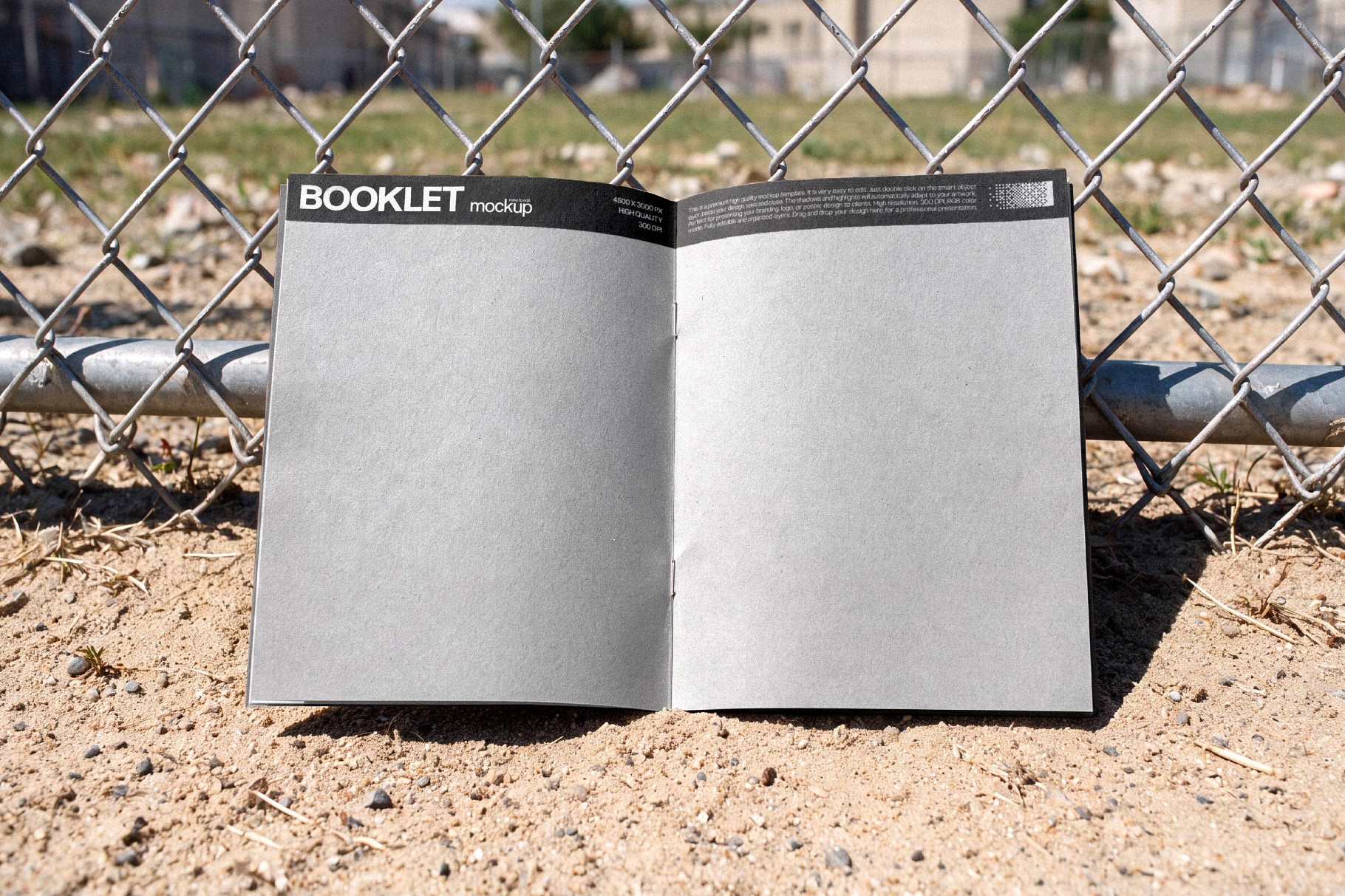 Open Booklet Mockup