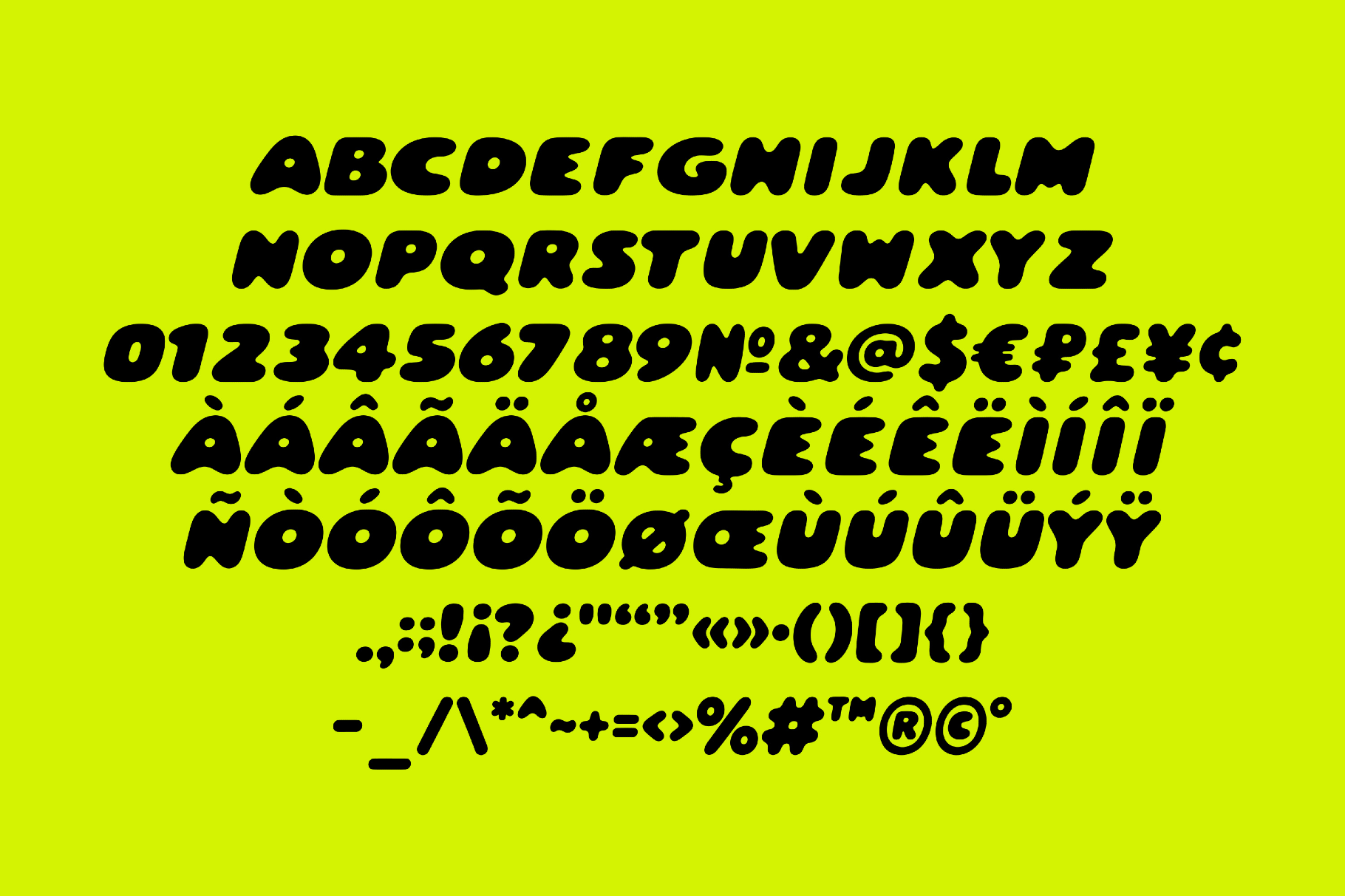 SNKRZ - Chunky Streetwear Font