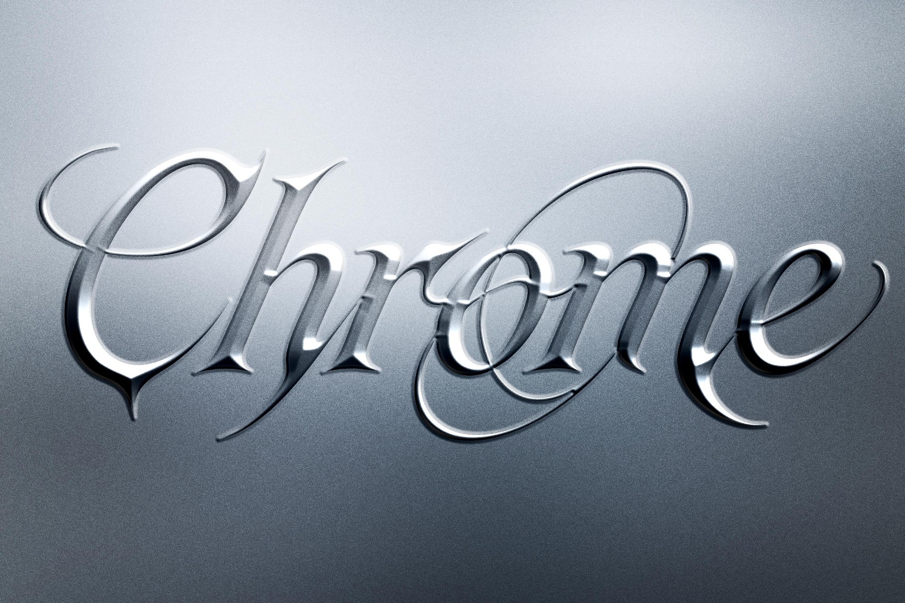 Metal Emboss Text Effect