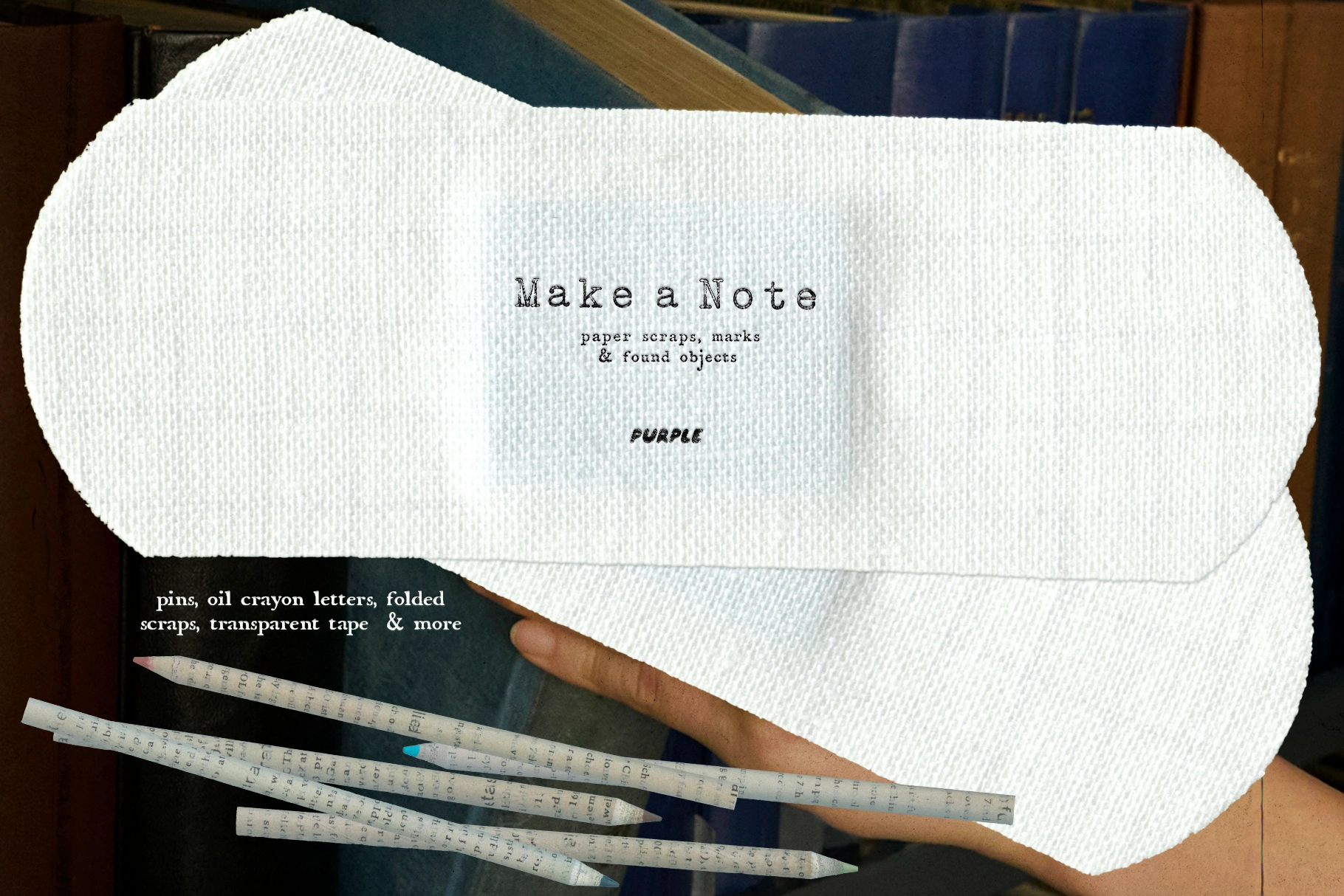 Make a Note Paper & Collage Elements