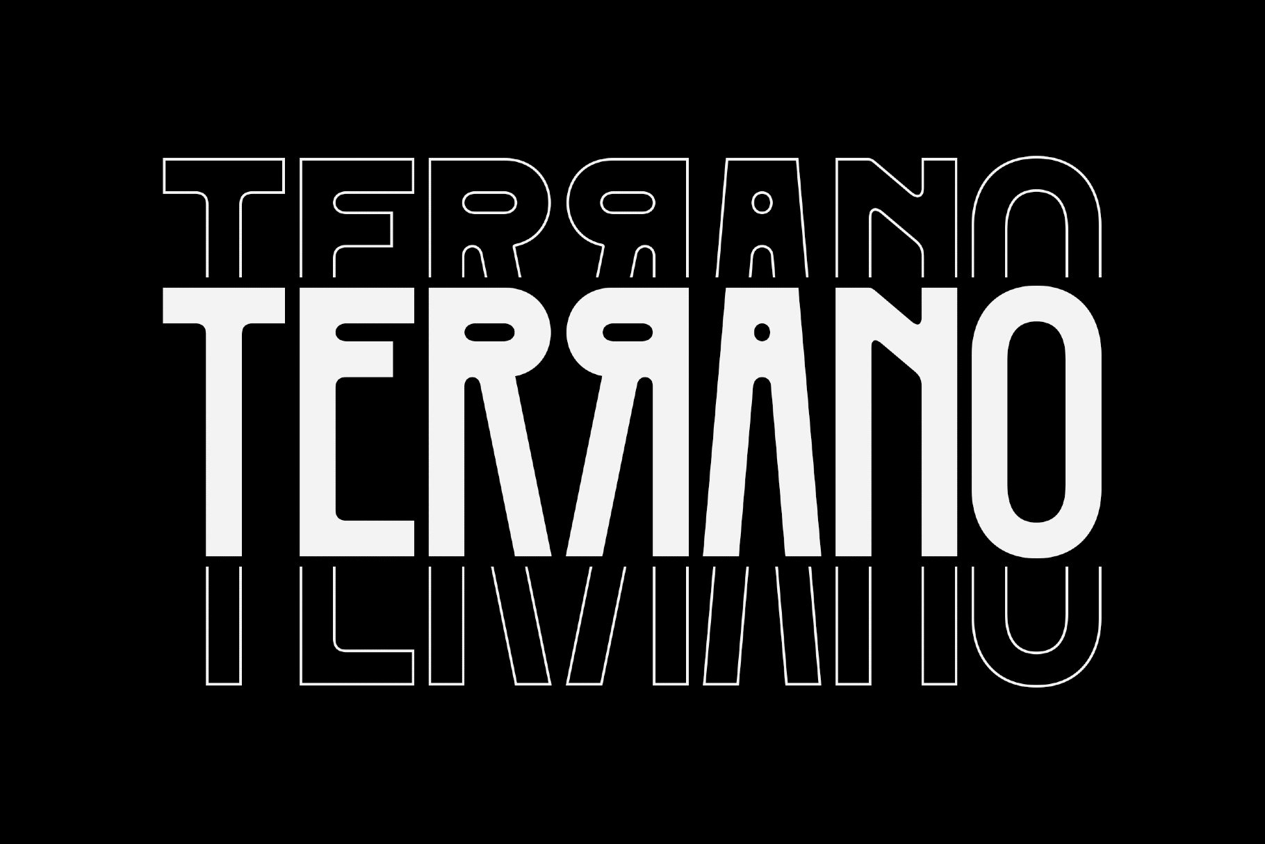 Terrano - Display Sans Serif Font