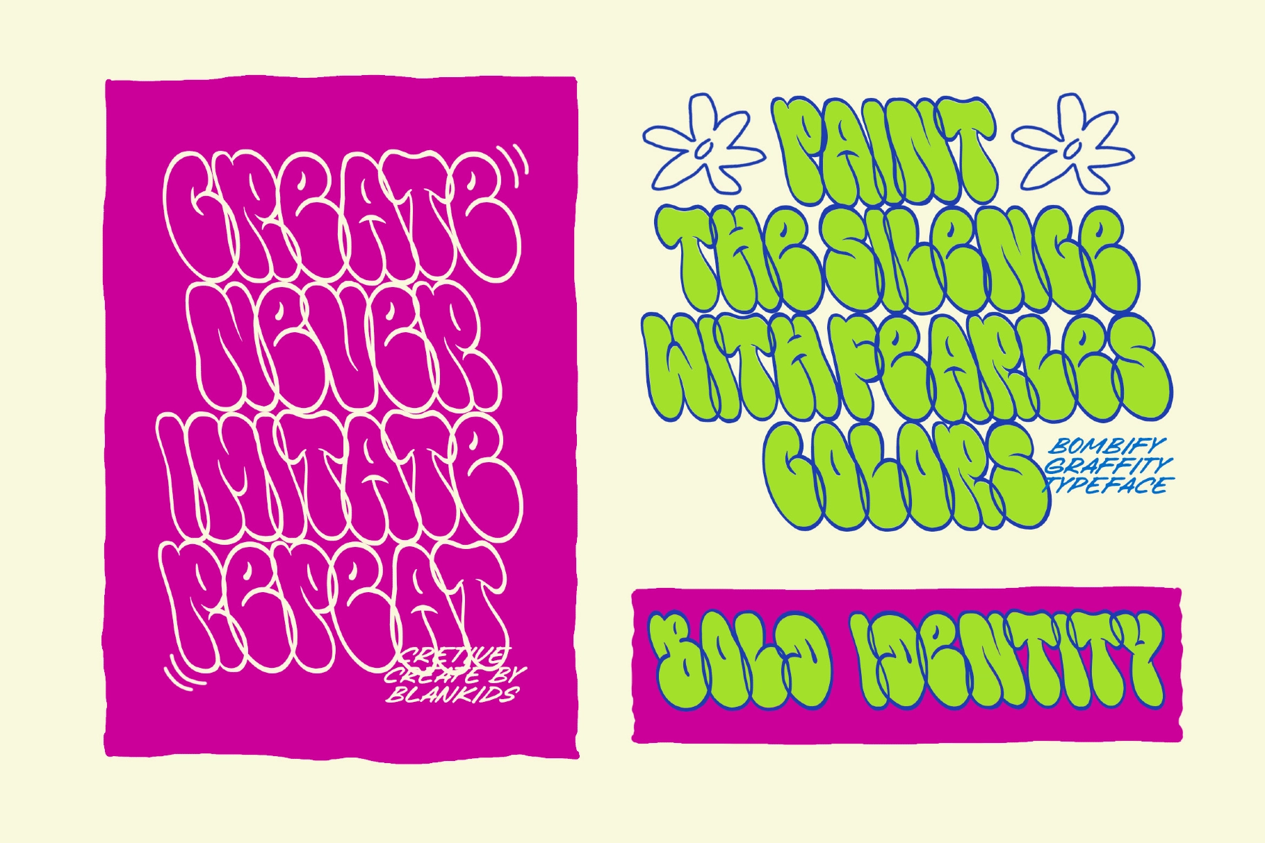 Bombify — Graffiti Bubble Font
