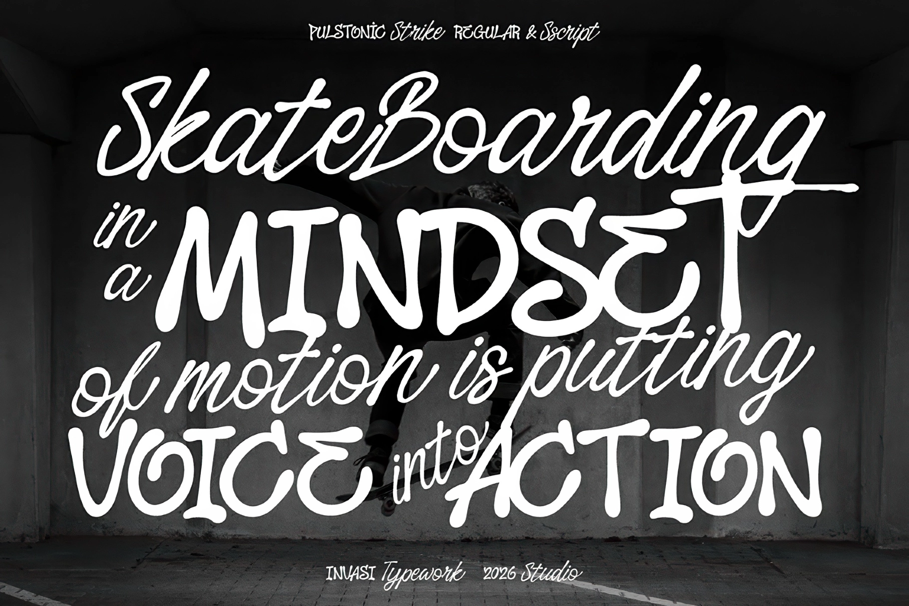Pulstonic Strike – Urban Font Duo