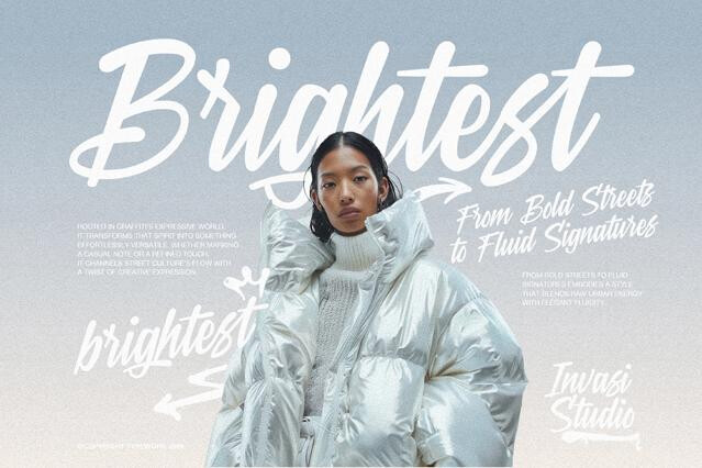 Brightest – Graffiti Signature Font